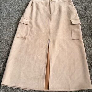 Alice Blue Tan Pencil Skirt